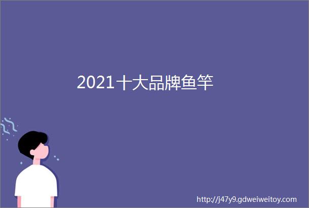 2021十大品牌鱼竿
